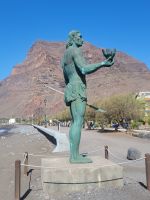 Statue des Hautacuperche/Valle Gran Rey/La Gomera/Kanaren
