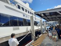 Bording zur Hafenrundfahrt