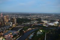 Dämmerung über Melbourne