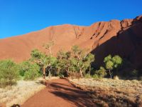 schönstes Wetter am Uluru