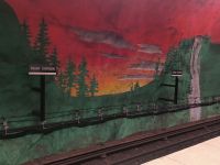 Stockholm. Tunnelbana - Metro Station Solna Centrum