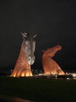 Helix Park und Kelpies