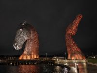 Helix Park und Kelpies
