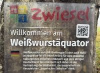 Weißwurstäquator in Zwiesel