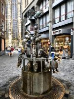 Der Puppenbrunnen in der Krämerstraße in Aachen