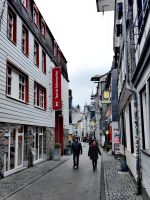 Gasse in der Altstadt von Monschau