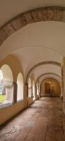 Weihn_Salzbg.: Schloß Berchtesgaden - Kreuzgang