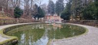 Weihn_Salzbg.: Schloß Hellbrunn - Wasserspiele im Winterschlaf