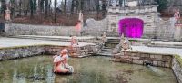 Weihn_Salzbg.: Schloß Hellbrunn - Wasserspiele im Winterschlaf