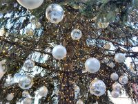 Weihnachtliche Dekoration im Zentrum von Aachen