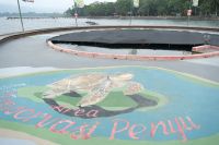 Meeresschildkröten- Beckem / Mutiara Carita Cottages - Indonesien