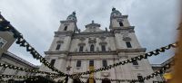 Weihn_Salzbg.: Salzburg - Dom vom Domplatz aus