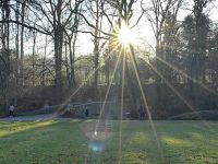 Der Klosterpark in Val Dieu