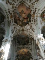 Das Deckenfresko in der Andechser Klosterkirche