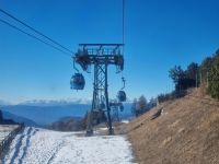 Fahrt von der Seiser Alm mit der Umlaufbahn nach Seis...