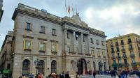 Rathaus von Barcelona. Silvester in Barcelona (Petit).