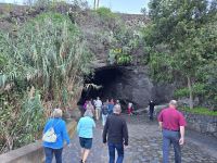 Durch den Lavatunnel nach Icod de los Vinos, Teneriffa