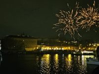 Prag, Silvester-Schifffahrt, Frohes, neues Jahr