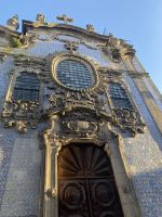 An vielen Kirchen die Azulejos 