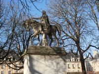 Ludwig der XIII. hoch zu Roß am Place des Vosges