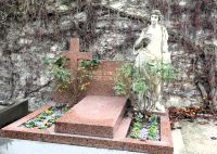 Grab eines Künstlers des Montmartre in Saint-Vincent