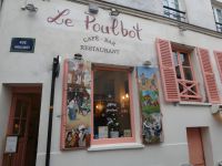 eines der vielen Cafés am Montmartre