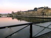 Blick auf die abendliche Ile-de-la-Cité