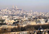 Hügel Montmartre mit Sacre-Coeur
