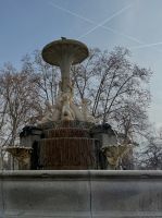Brunnen, Madrid, Spanien 