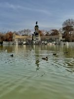Monument von Alfonso XII.,Retiro Park, Madrid, Spanien