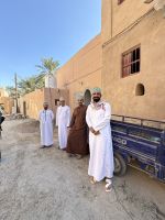 Rundgang im alten Dorf Al Hamra - unsere Jeepfahrer