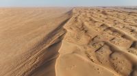 Drohnenfotos in der „Wahiba Sands“ Sandwüste