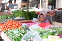 Gemüsemarkt auf Lombok - Indonesien