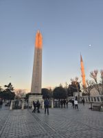 Obelisk des Theodosius vor der Blauen Moschee Istanbul - Türkei