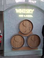 058 Silvester Berner Oberland - Besuch der Brauerei und Destellerie Rugenbräu - Die Whisky-Destillerie