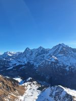 116 Silvester Berner Oberland -  Ausflug zum Schilthorn - Birg - Blick auf Eiger, Mönch und Jungfrau