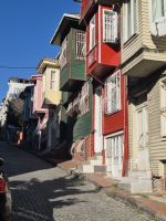 bunte Holzhäuser Istanbul - Türkei