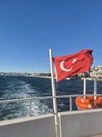 Bootsfahrt auf dem Bosporus zwischen Europa und Asien - Istanbul Türkei