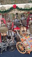 Pupi Marionetten und Carretto sizilianischer Wagen - Palermo