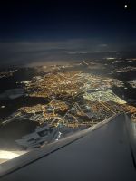 Flug über Frankfurt