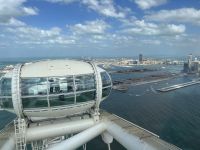Riesenrad Ain Dubai - Blick auf die Palme