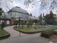 Der Eingang zum Palmengarten