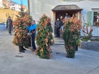 Eine Gruppe Wüeschte beim Trinken