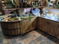 Das Silvesterbuffet erwartet uns schon