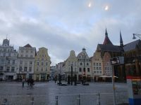 Rostock : Markt mit Marienkirche