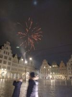   Feuerwerk zu Neujahr