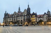 Teilansicht vom Dresdner Schloss.