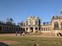 Teilansicht vom Zwinger. Seite Nymphenbrunnen.