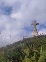eindrucksvolle Christus-Statue Cristo Rei