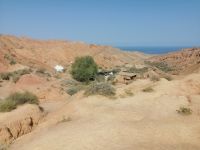 Abstecher  beim Canyon Skazka am Issyk-Kul-See